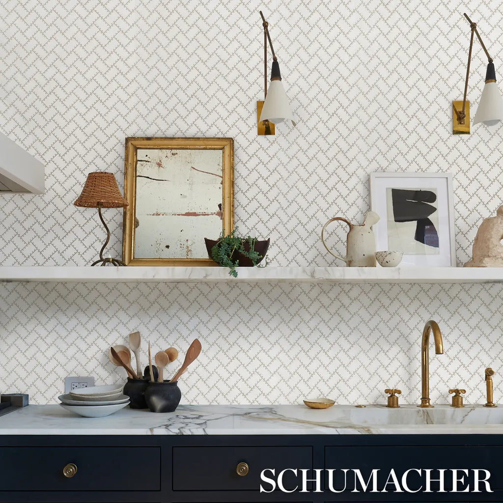 Parterre Wallpaper in an interior setting