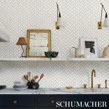 Load image into Gallery viewer, Parterre Wallpaper in an interior setting