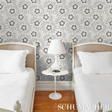 Load image into Gallery viewer, Tudor Rose Wallpaper in an interior setting