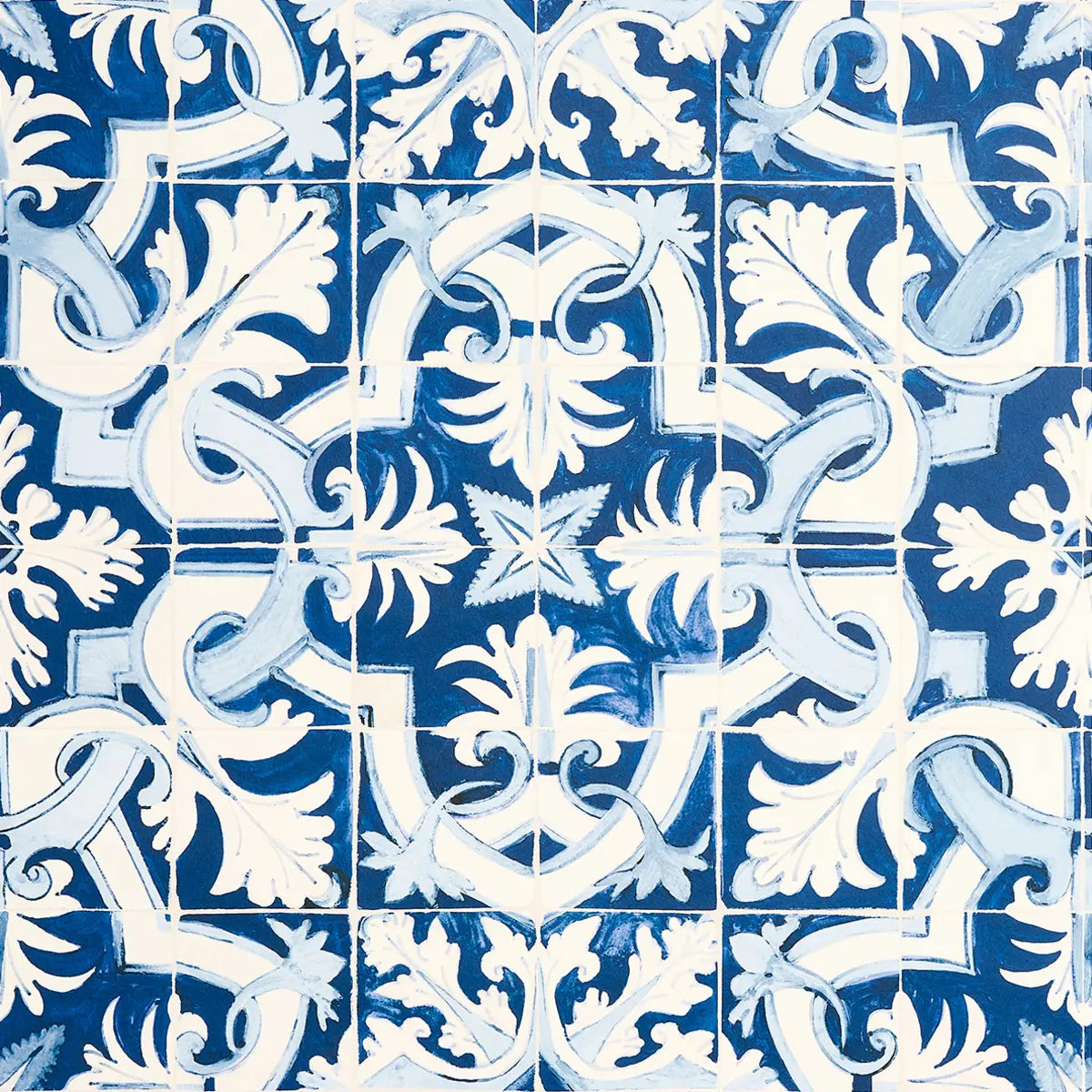 Azulejos Wallpaper - Azure