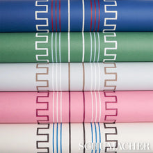 Load image into Gallery viewer, Greco Stripe Wallpaper in an interior setting