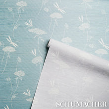 Load image into Gallery viewer, La Libellule Silk Wallpaper in an interior setting