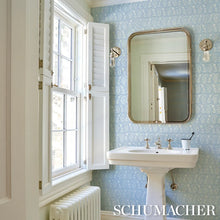 Load image into Gallery viewer, Arita Block Print Wallpaper in an interior setting