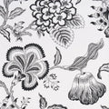 Hothouse Flowers Silhouette Wallpaper