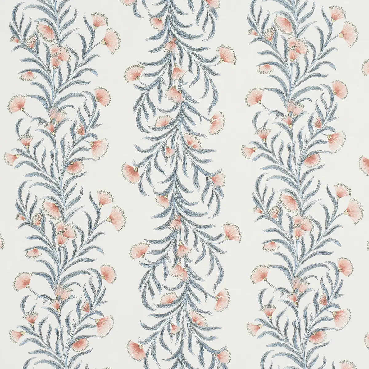Tasmanian Mimosa Wallpaper - Pink & Grey