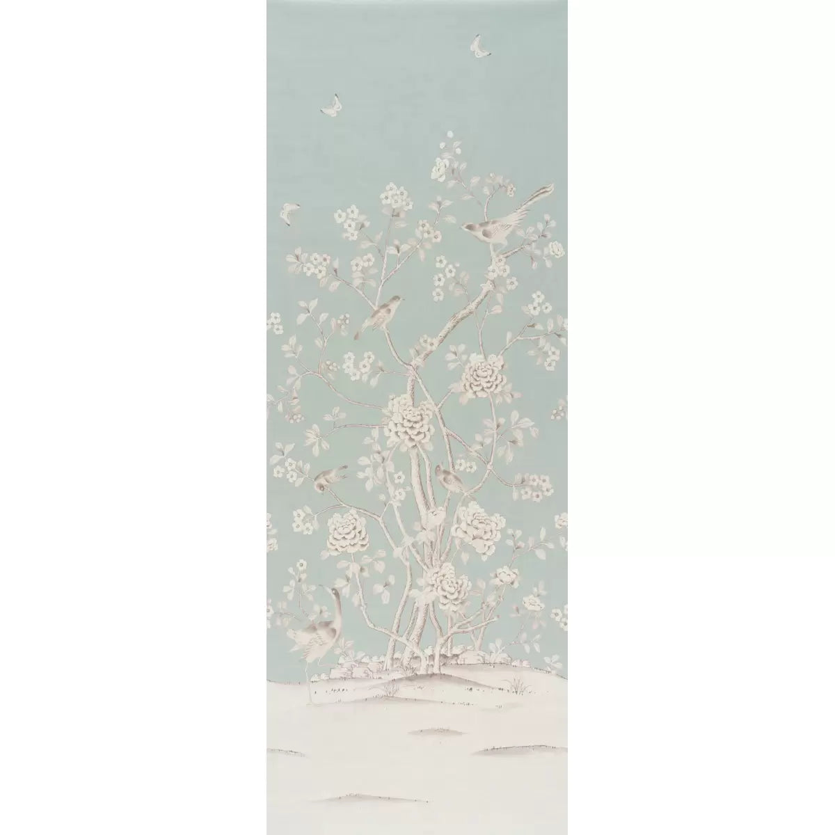 Chinois Palais Panel Wallpaper - Duck Egg