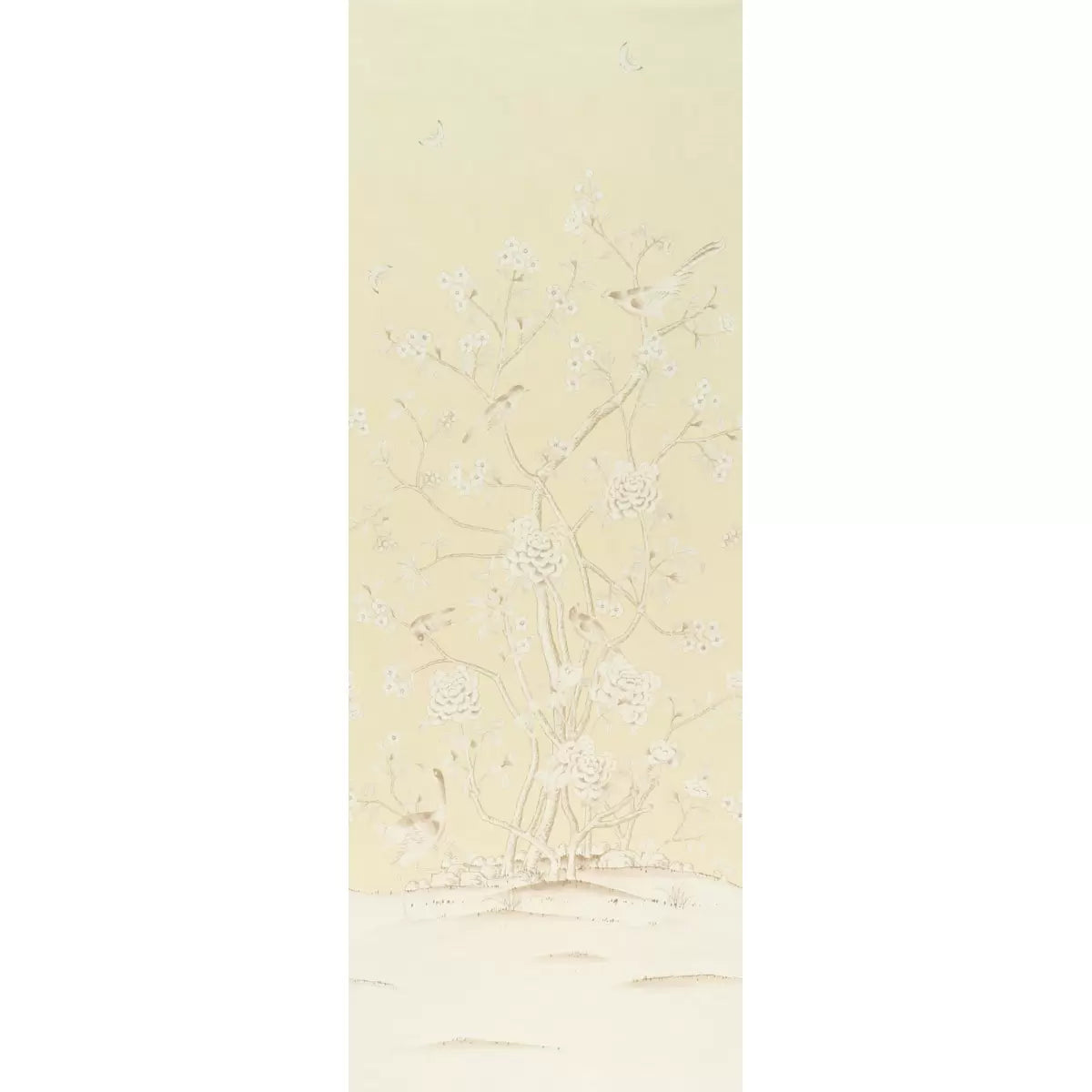 Chinois Palais Panel Wallpaper - Butter