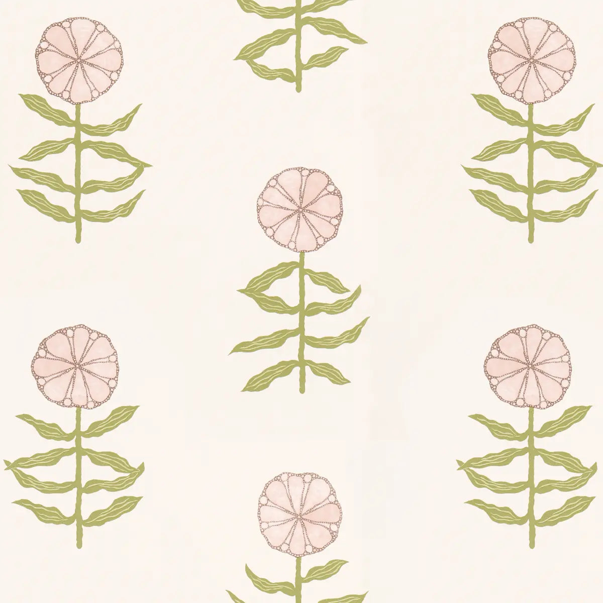 Pretty Petals Wallpaper - Blush