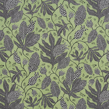 Load image into Gallery viewer, Polka Dot Jungle Wallpaper - Black &amp; Green