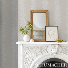 Load image into Gallery viewer, Tendril Stripe Wallpaper in an interior setting