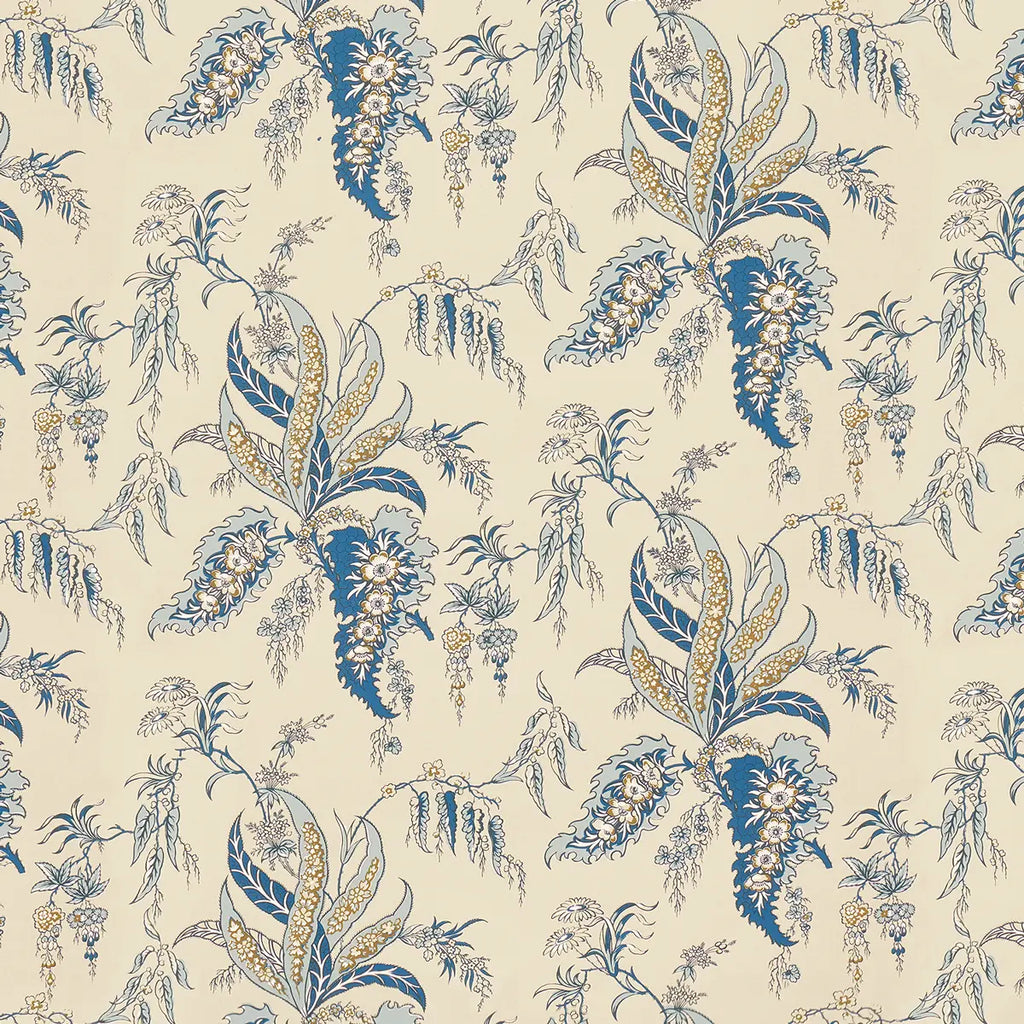 Apolline Botanical Wallpaper - Ciel & Marine