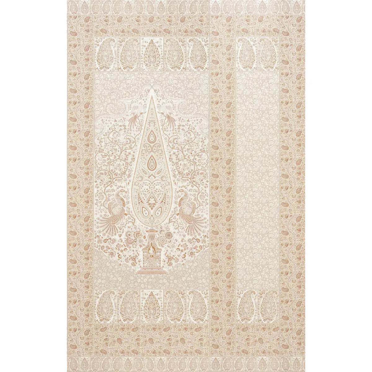 Colmery Paisley Panel Set Wallpaper - Parchment