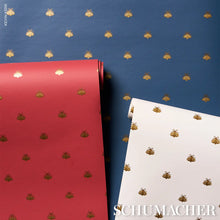 Load image into Gallery viewer, Hubert's Bees Wallpaper in an interior setting