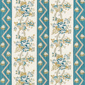 Sylvain Floral Stripe Wallpaper