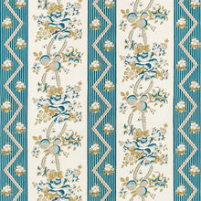 Load image into Gallery viewer, Sylvain Floral Stripe Wallpaper