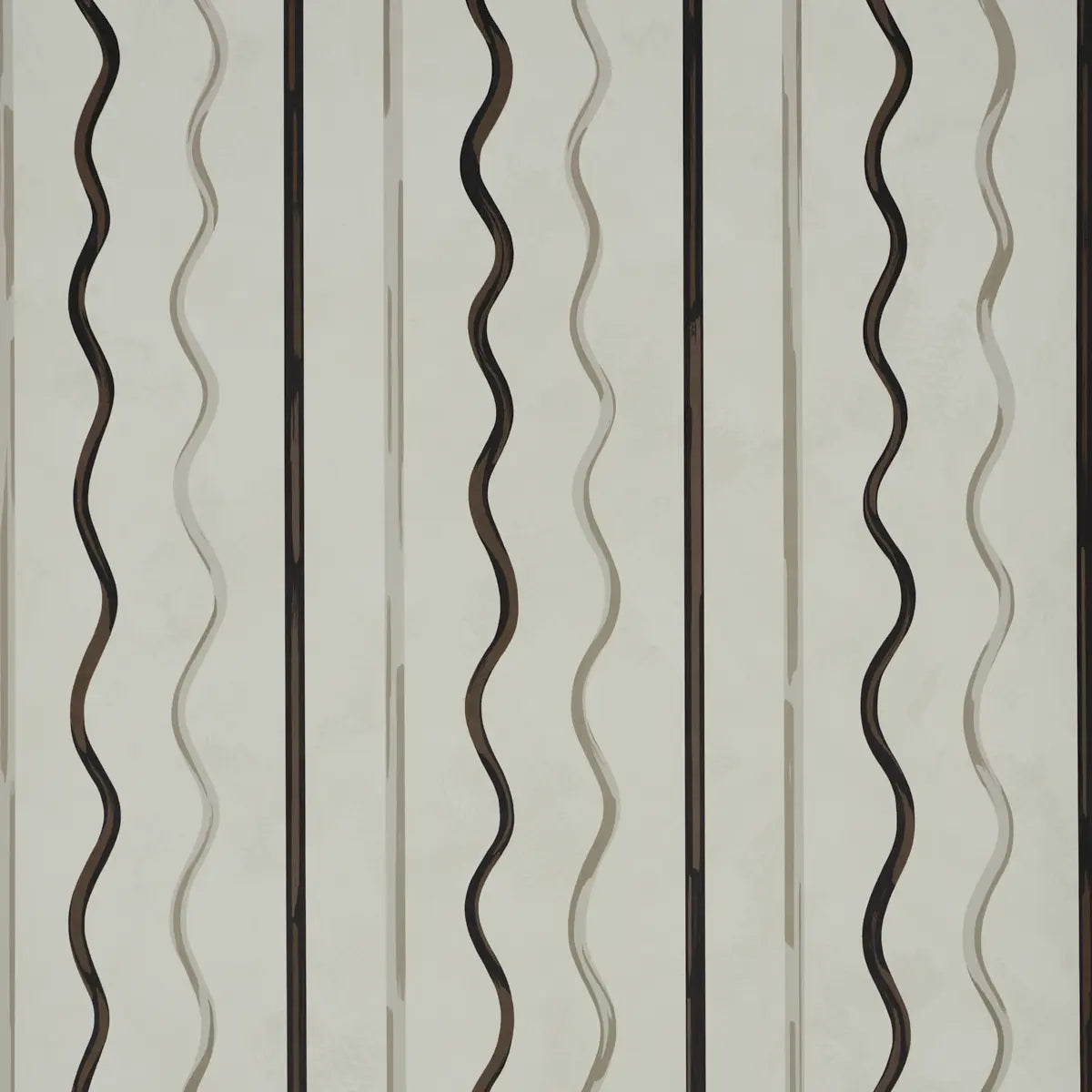 Affogato Wallpaper - Ivory & Carbon
