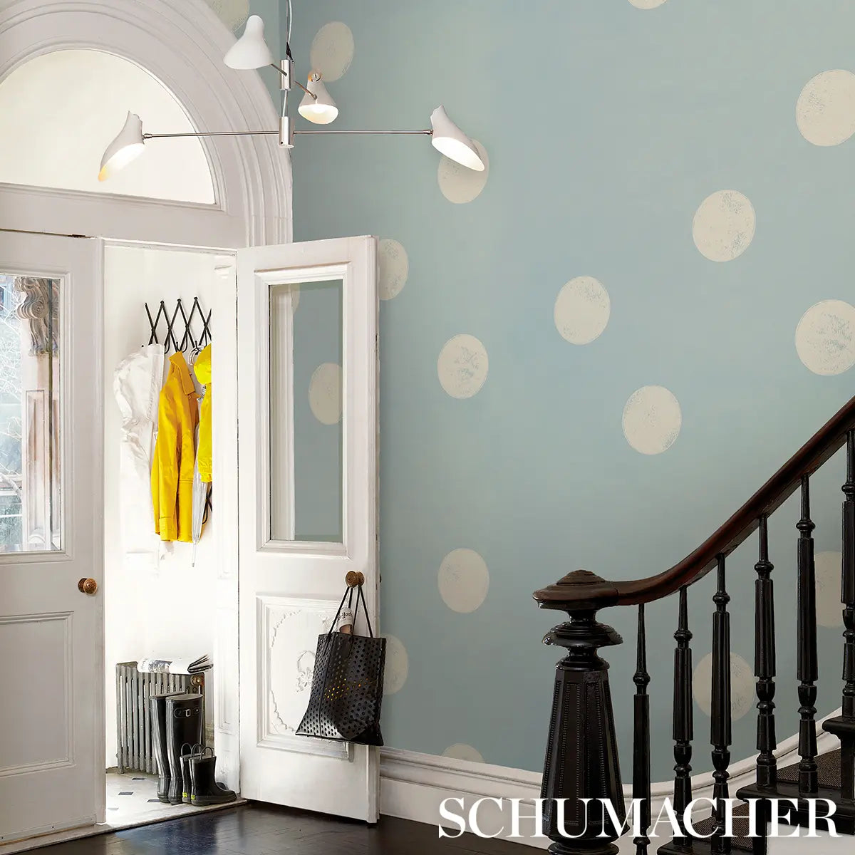 Monte Carlo Wallpaper in an interior setting