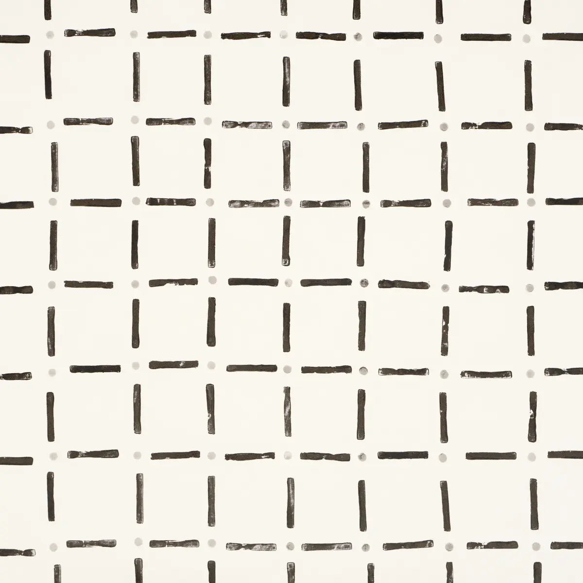 Drifting Grid Wallpaper - Black
