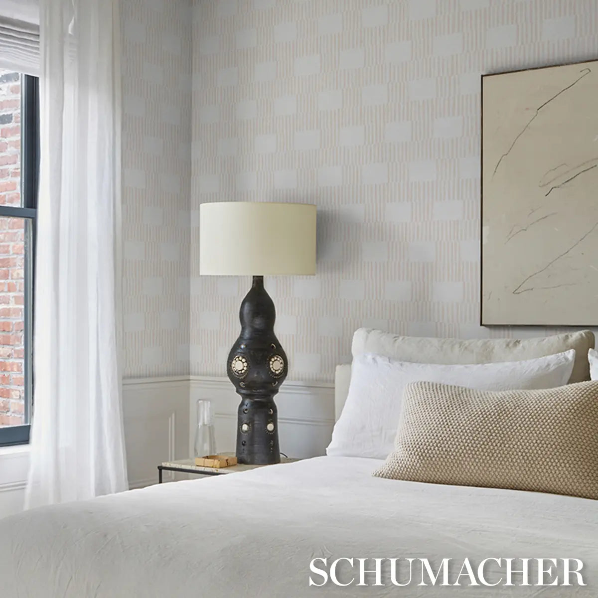 Field Wallpaper in an interior setting