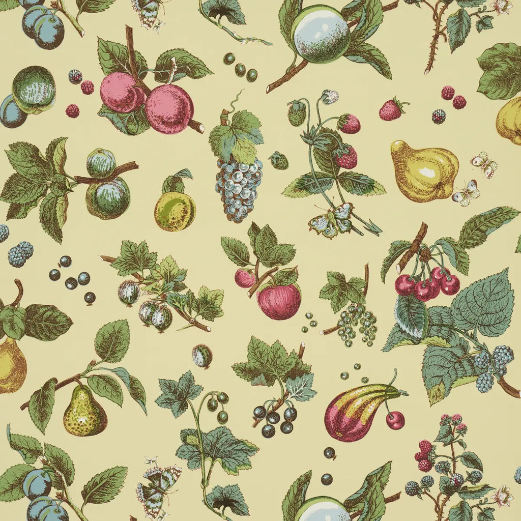 Berry Grove Wallpaper - Butter