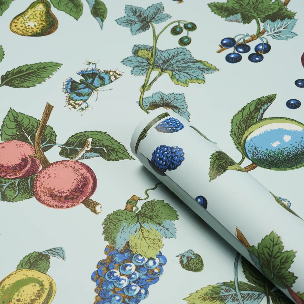 Berry Grove Wallpaper in an interior setting