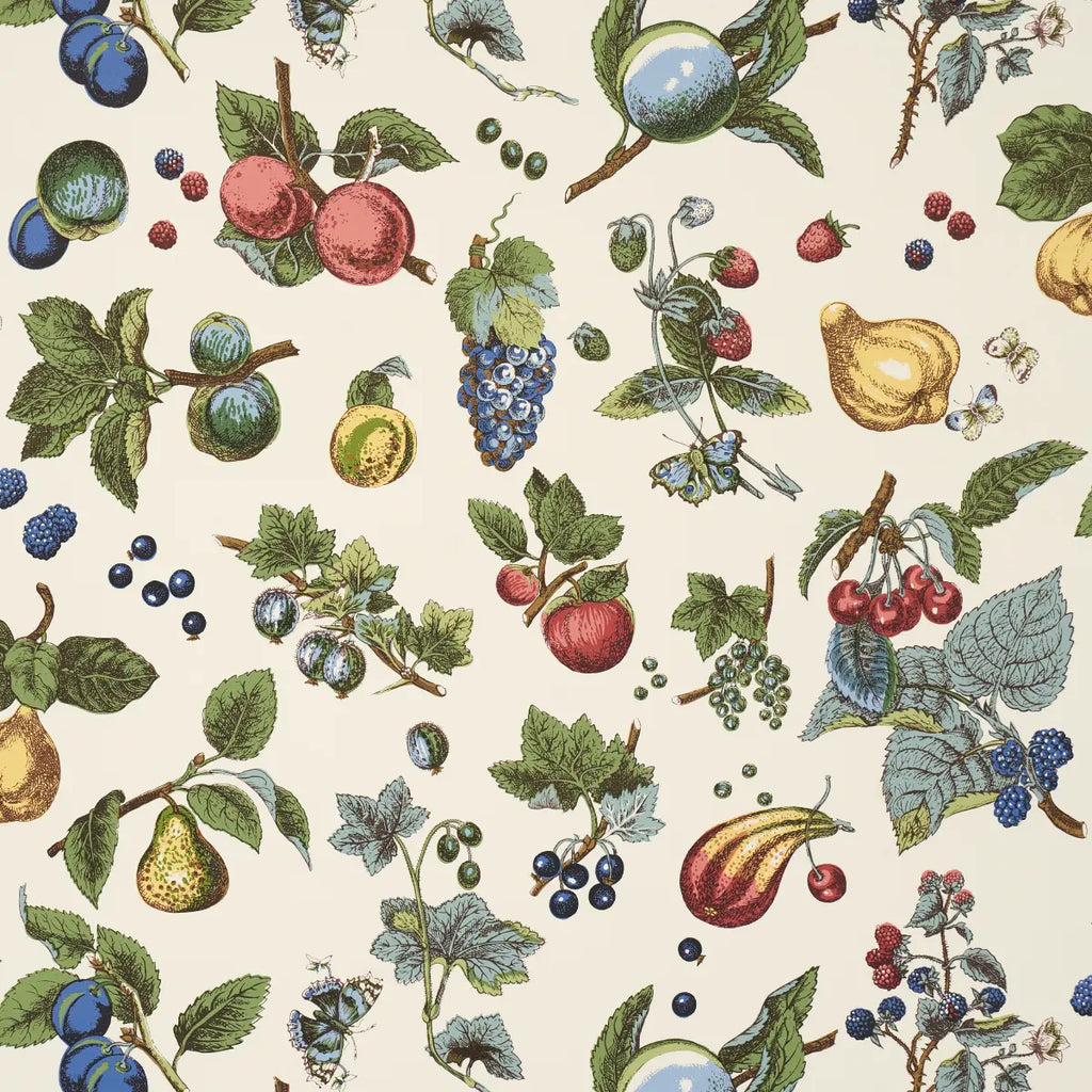 Berry Grove Wallpaper - Ivory