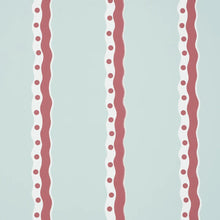 Load image into Gallery viewer, Rousseau Stripe Wallpaper - Rouge &amp; Sky