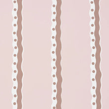Load image into Gallery viewer, Rousseau Stripe Wallpaper - Cocoa &amp; Blush