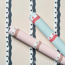 Load image into Gallery viewer, Rousseau Stripe Wallpaper in an interior setting
