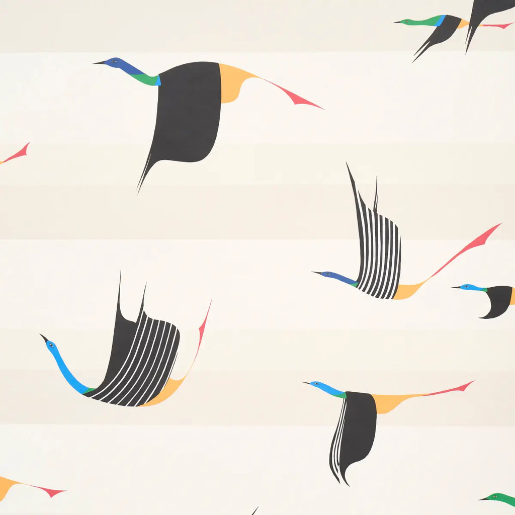 Flying West Wallpaper - Neutral