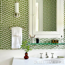 Load image into Gallery viewer, Olive Wallpaper in an interior setting