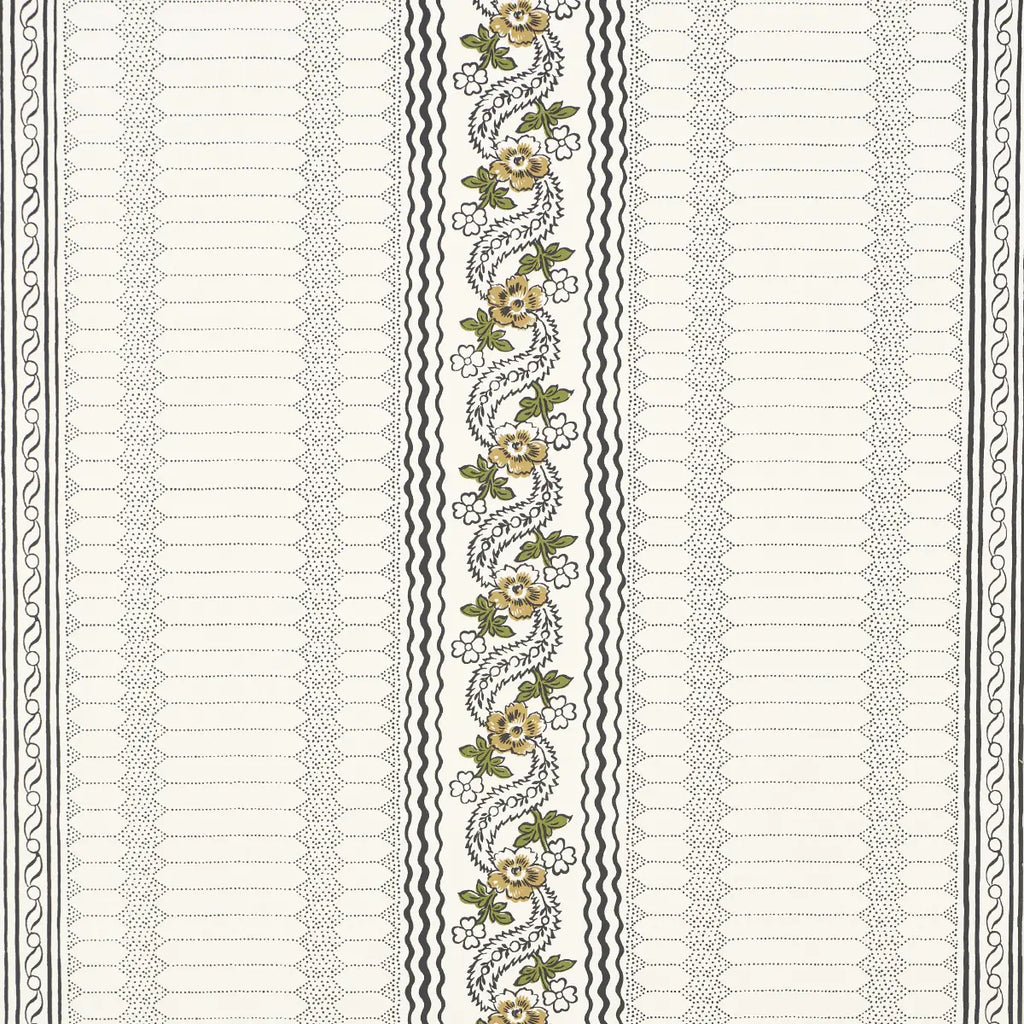 Serena Stripe Wallpaper - Ochre