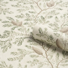 Load image into Gallery viewer, Pinewood Wallpaper in an interior setting