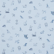Load image into Gallery viewer, Good Dogs Everywhere Wallpaper - Sky &amp; Navy Blue