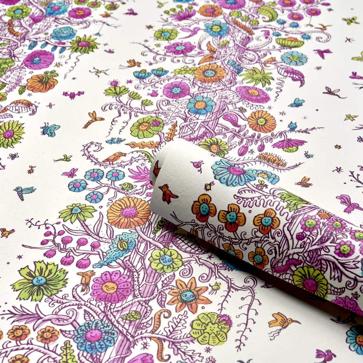 Edward Steed's Towers Of Flowers Wallpaper in an interior setting