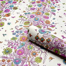 Load image into Gallery viewer, Edward Steed's Towers Of Flowers Wallpaper in an interior setting