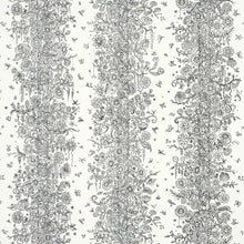 Load image into Gallery viewer, Edward Steed's Towers Of Flowers Wallpaper - Black &amp; White