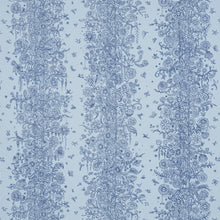 Load image into Gallery viewer, Edward Steed's Towers Of Flowers Wallpaper - Sky Blue &amp; Navy