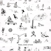 Load image into Gallery viewer, Joana Avillez's Street Scenes Wallpaper - Black &amp; White