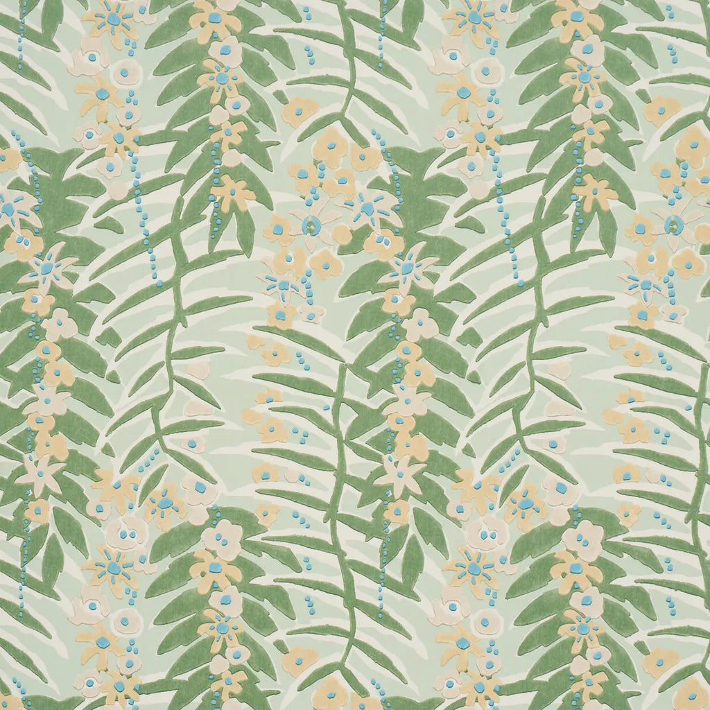 Ashbee Botanical Wallpaper - Aqua