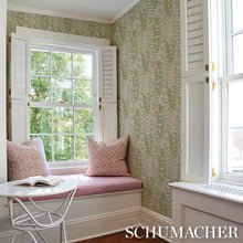 Load image into Gallery viewer, Ashbee Botanical Wallpaper in an interior setting