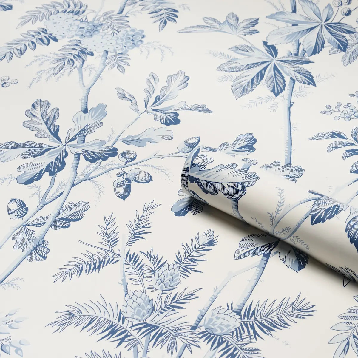 Brantwood Vine Wallpaper in an interior setting