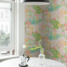 Load image into Gallery viewer, Frank's Garden Wallpaper in an interior setting