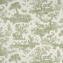 Load image into Gallery viewer, Western Toile Wallpaper - Olive