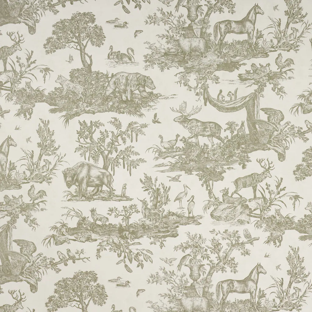 Western Toile Wallpaper