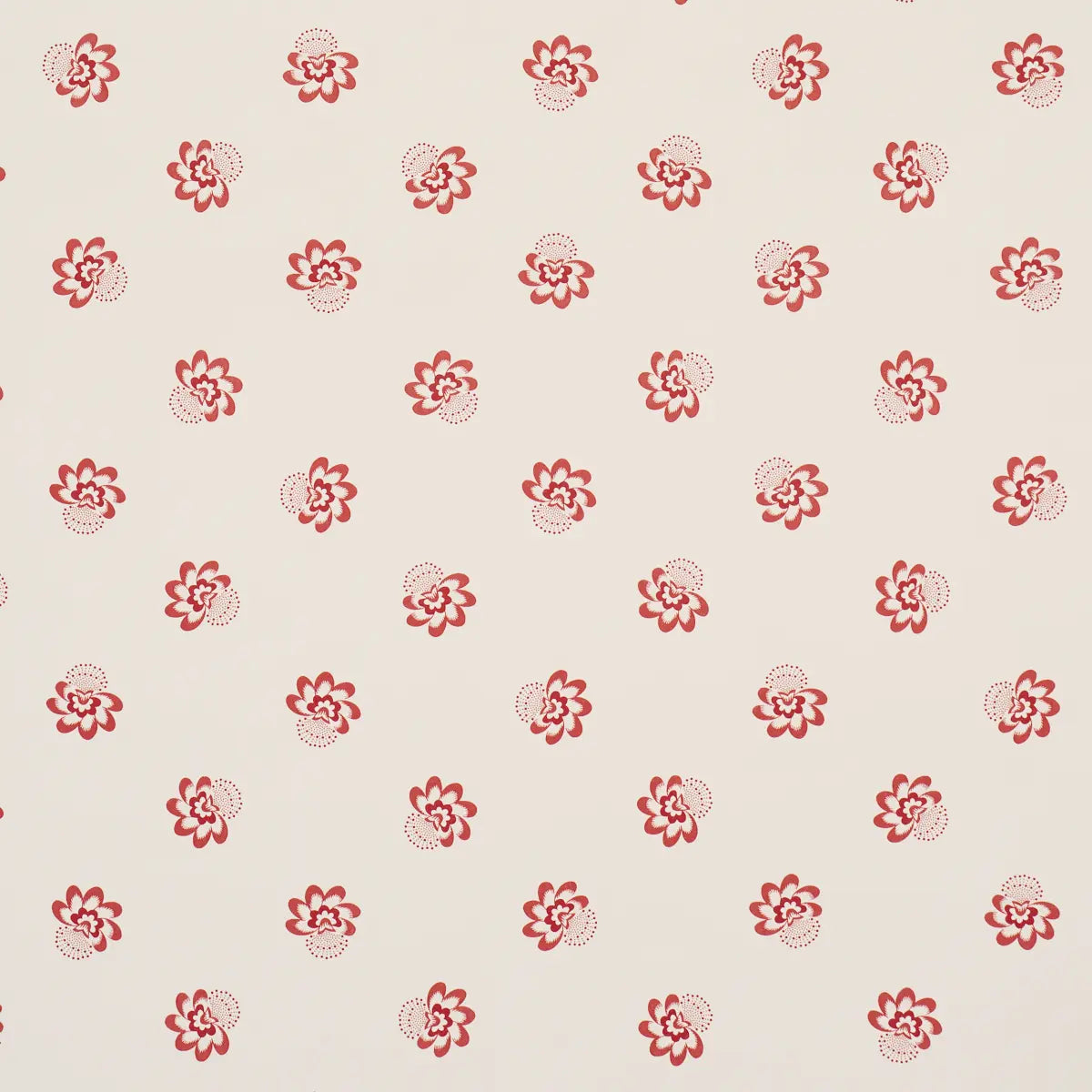 Auclair Floral Wallpaper - Red