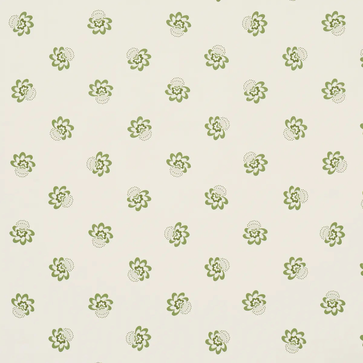 Auclair Floral Wallpaper - Green