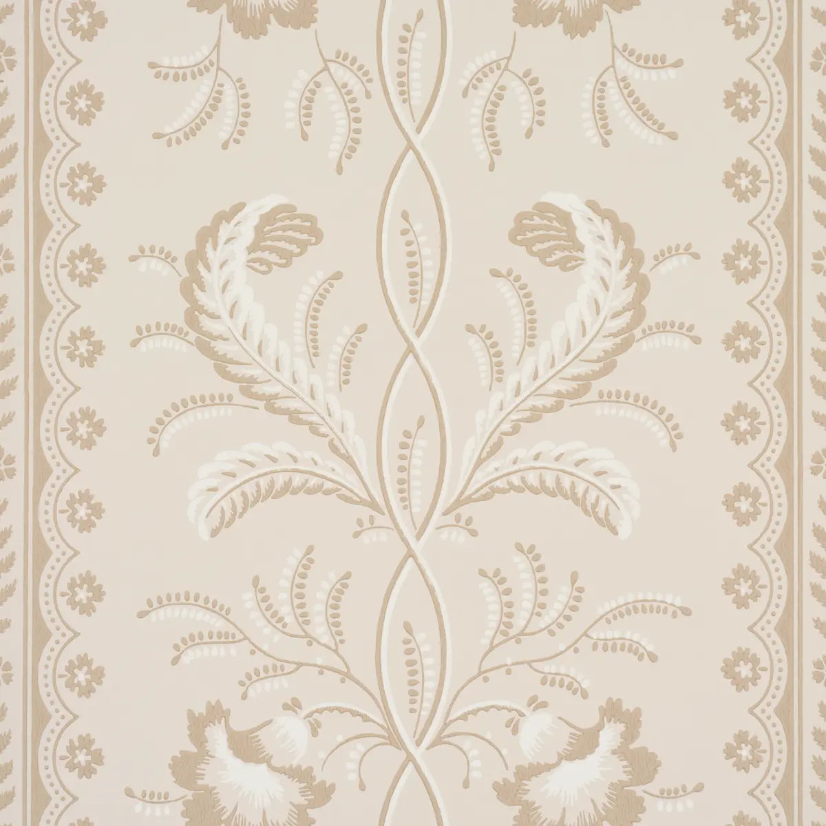 Bell Flowers Wallpaper - Neutral