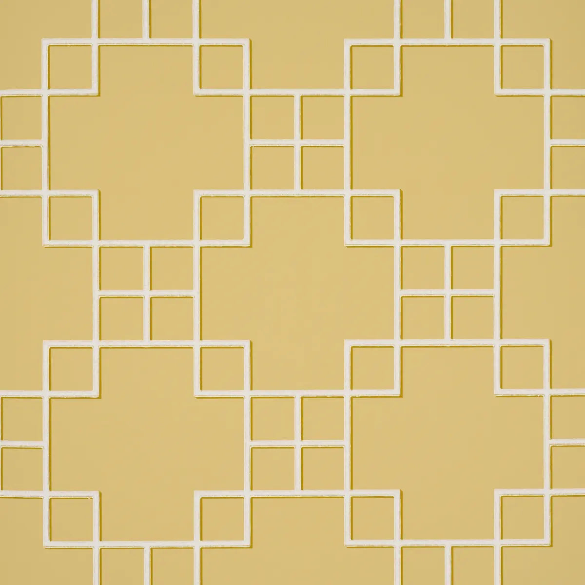 Georgette Trellis Wallpaper - Buttercup