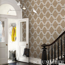 Load image into Gallery viewer, Asolo Sisal Wallpaper in an interior setting